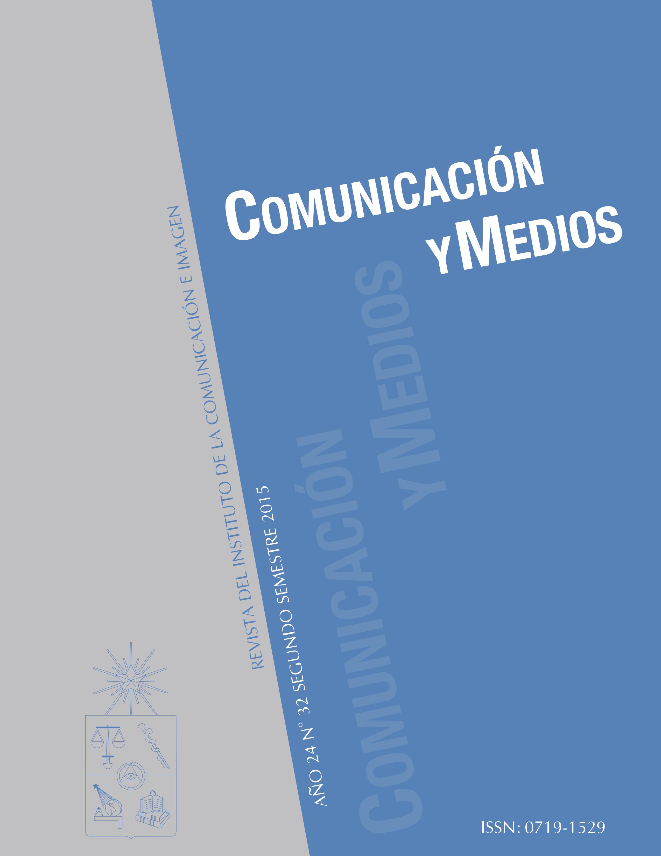 												Ver Núm. 32 (2015): Revista Comunicación y Medios, Julio-Diciembre
											