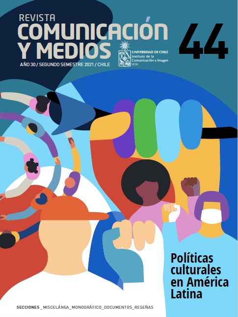 							Ver Vol. 30 Núm. 44 (2021): Políticas Culturales en América Latina: disensos, tensiones actuales y desafíos
						