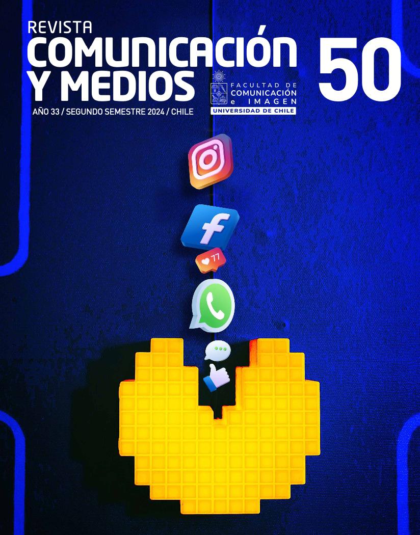 Portada de revista Comunicación y Medios